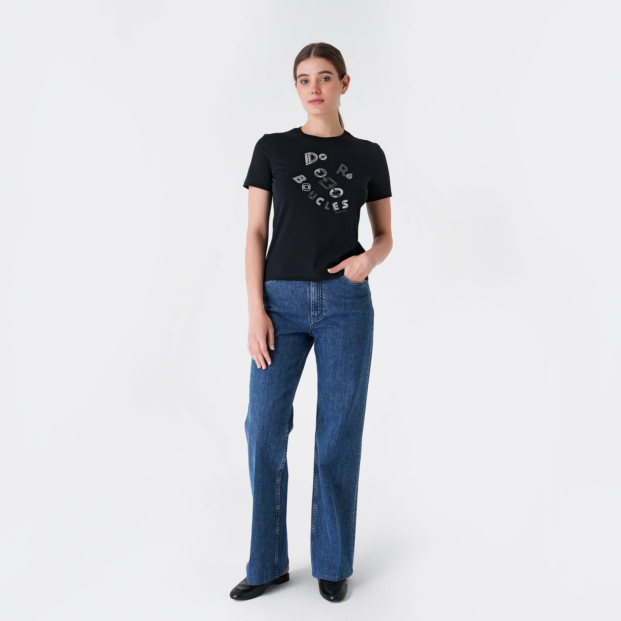 Hermes - Black Do Re Boucles 2024 Tshirt